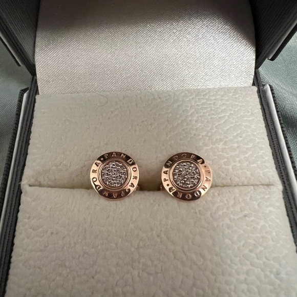 Pandora Rose Gold Earrings - Picture 6 of 6